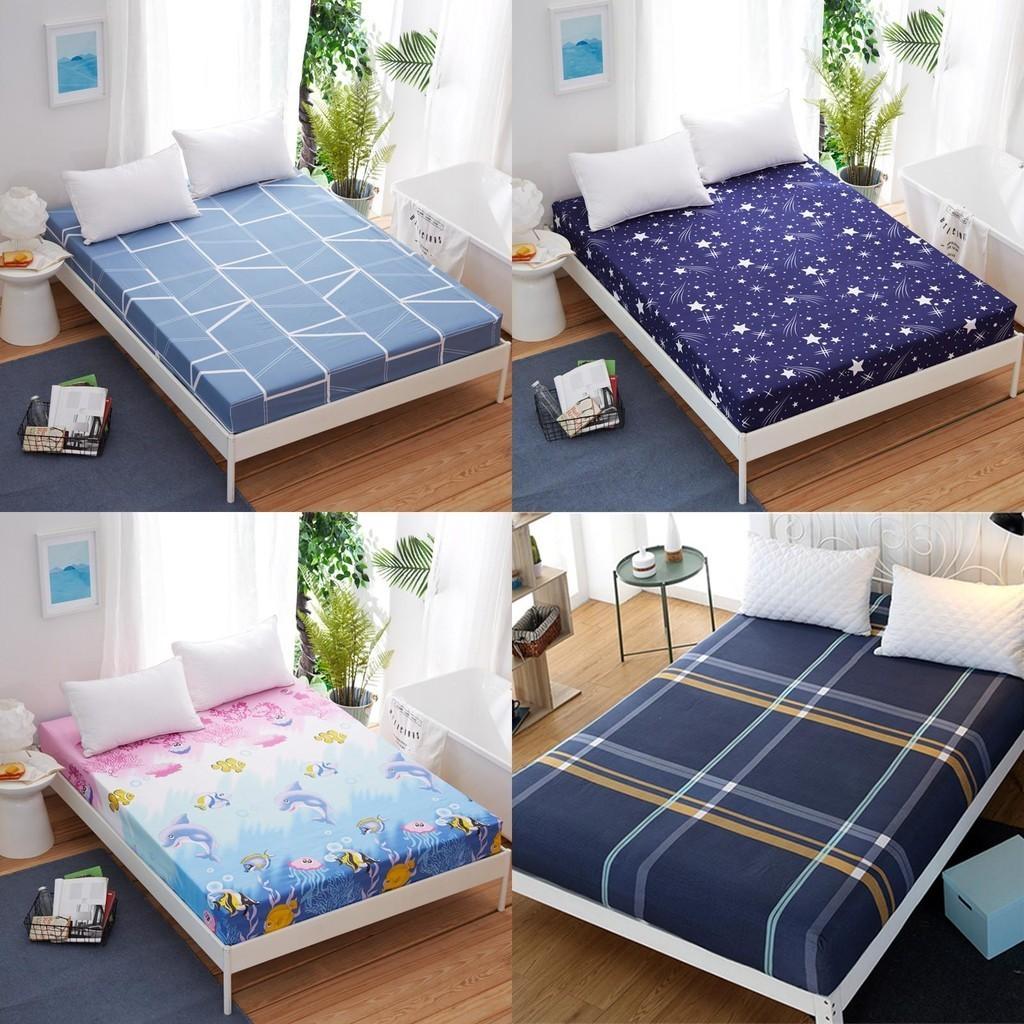 Luxurious Floral Printed Fitted Sheet In Twin Full Queen King Sizes For Ultimate Comfort