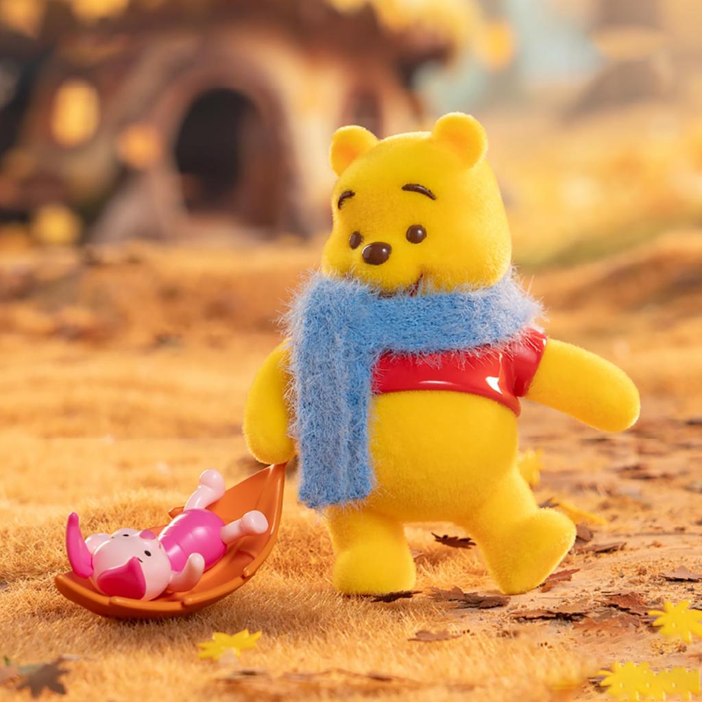 TOP TOY Disney Winnie the Pooh Happy Every Day 2.0 Series [1 Piece] Gachapon Blind Box Figure Soft Vinyl PVC Premium Toy Birthday Gift Winnie the
