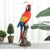 Simulovaný papoušek v evropském stylu Kreativní model ptáka Dekorace obývacího pokoje Vstup Kancelář Vinotéka Ozdoby Špičková řemesla