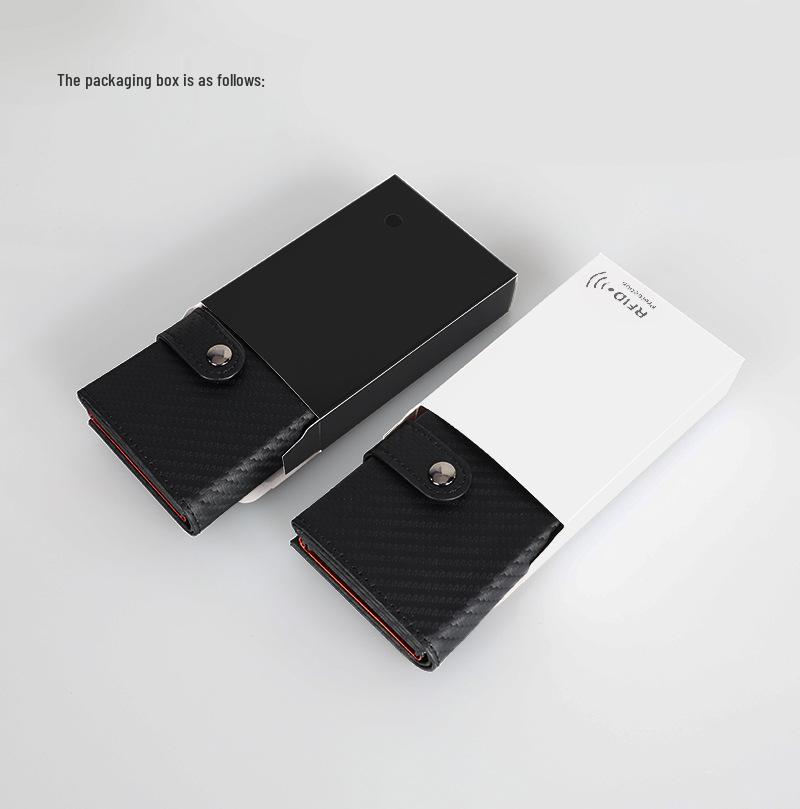 RFID Men's Anti-theft Aluminum Alloy Multi-card Credit Card Holder