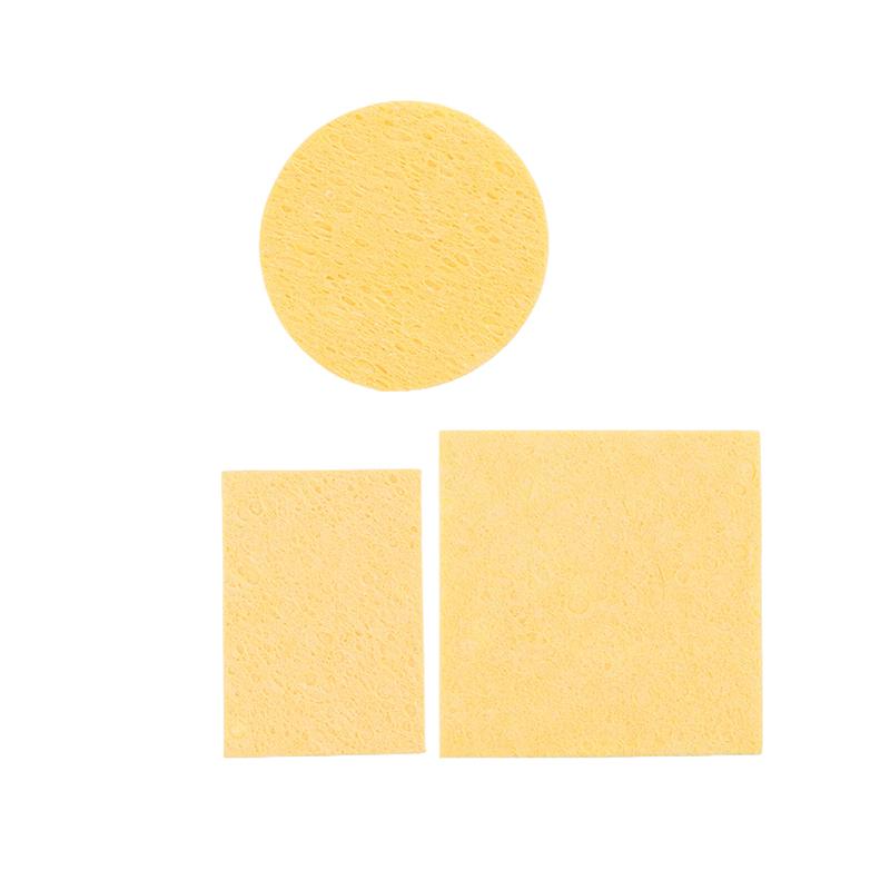 10Pcs Cleaning Sponge Cleaner For Electric Welding Soldering Iron Tip Cleaning Sponges Cleaner Pads Soldering Accessories