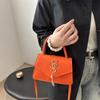 Trendy Elegant Faux Leather Tassel Handheld Small Square Bag For Women In Various Colors