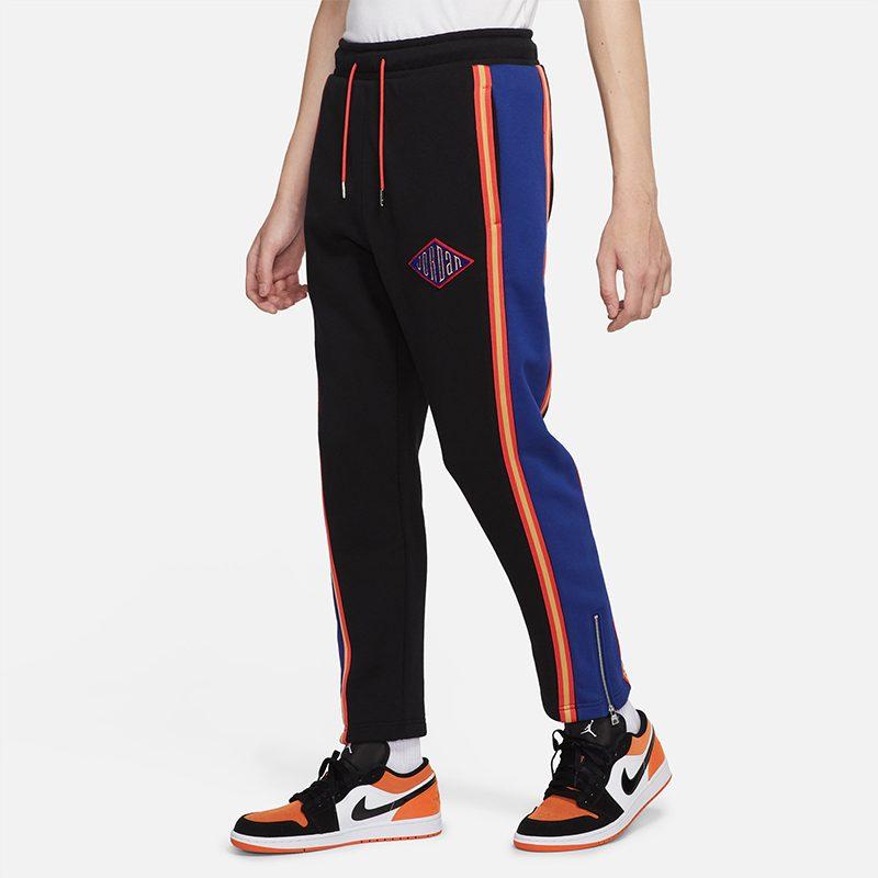 Jordan Knitted Sweatpants Men's Black Moderate Straight Fit Pants CK9536-010