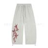 American Hip Hop Harajuku Star Print Sweatpants Loose Streetwear Men Women