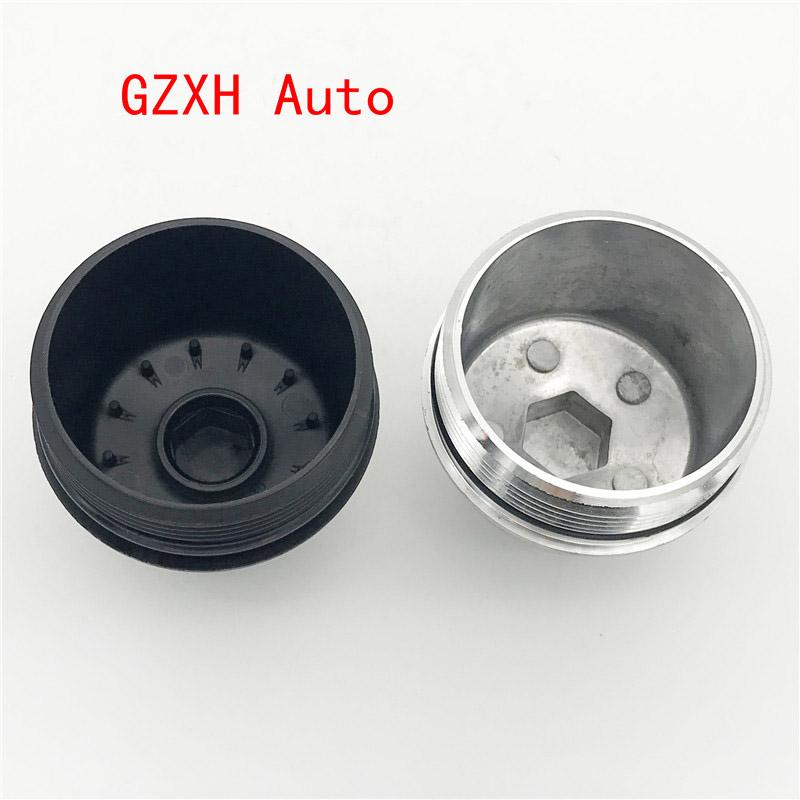 New Engine Oil Cooler Plastic Aluminum Filter Cap For Chevrolet Cruze Aveo Sonic Trax Opel Astra 55353325 55593189 5650963
