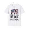 Patriotic Unisex Tee Shirt | Memorial Day & 4th of July Apparel | Freedom Wear