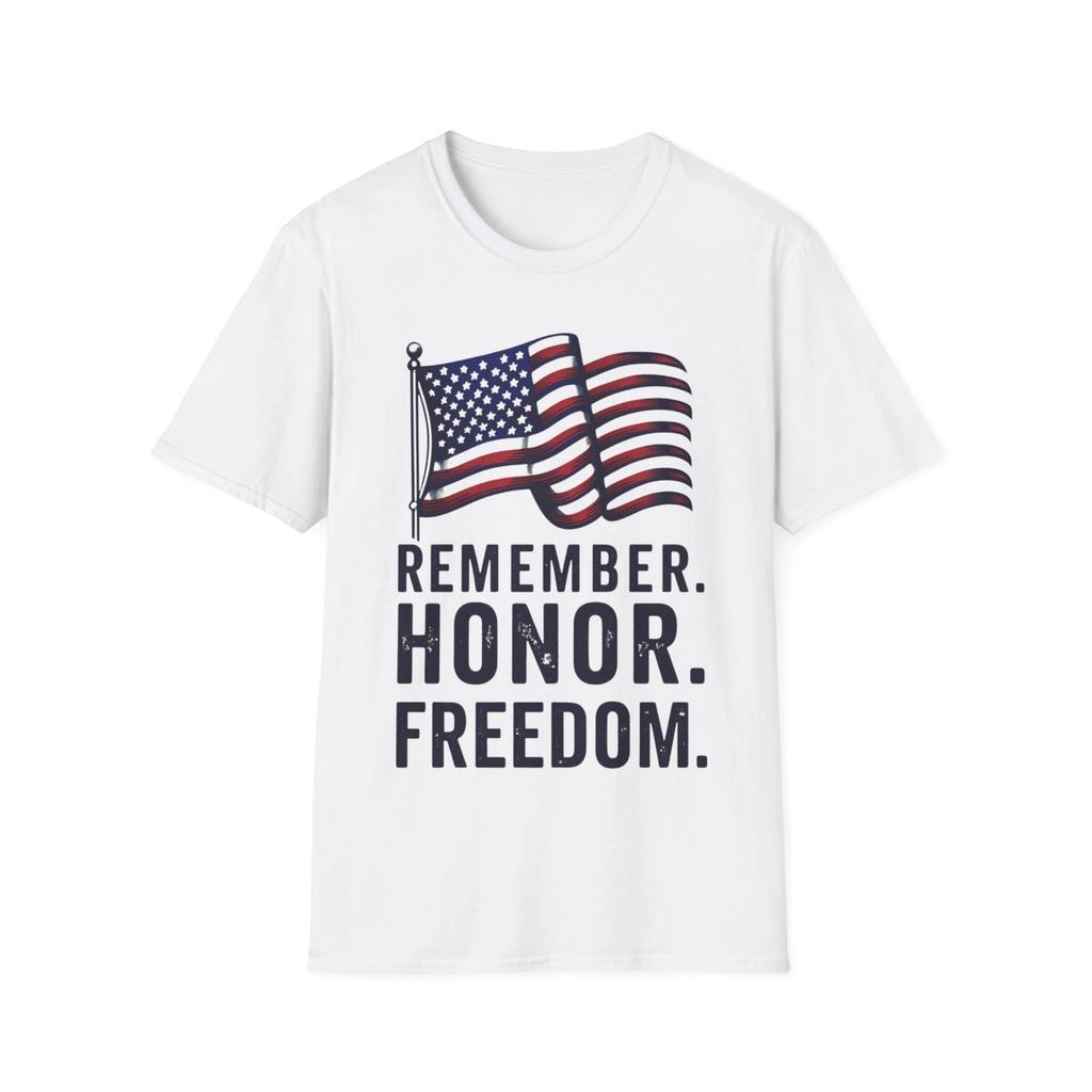 Patriotic Unisex Tee Shirt | Memorial Day & 4th of July Apparel | Freedom Wear
