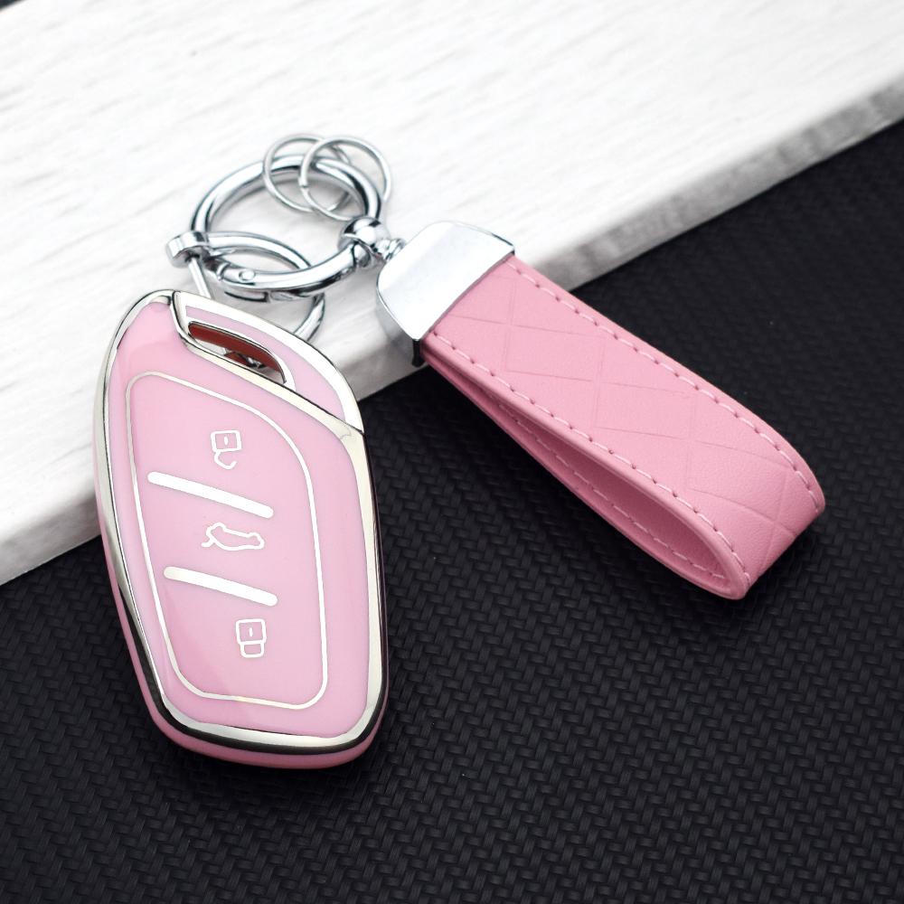 Soft Tpu Car Key Case Cover Fob For Mg Zs Ev Mg4 Hs Ehs Mg5 Mg6 Mg3 Mg7 Gt Zx For Roewe Rx5 Erx5 Rx3 Rx8 I6 I5 Car Accessories