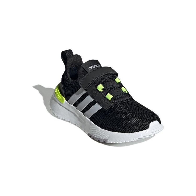 Adidas Racer TR21 Little Kid Black Solar Yellow Kids Sneakers Core-Black Halo-Silver GW8079
