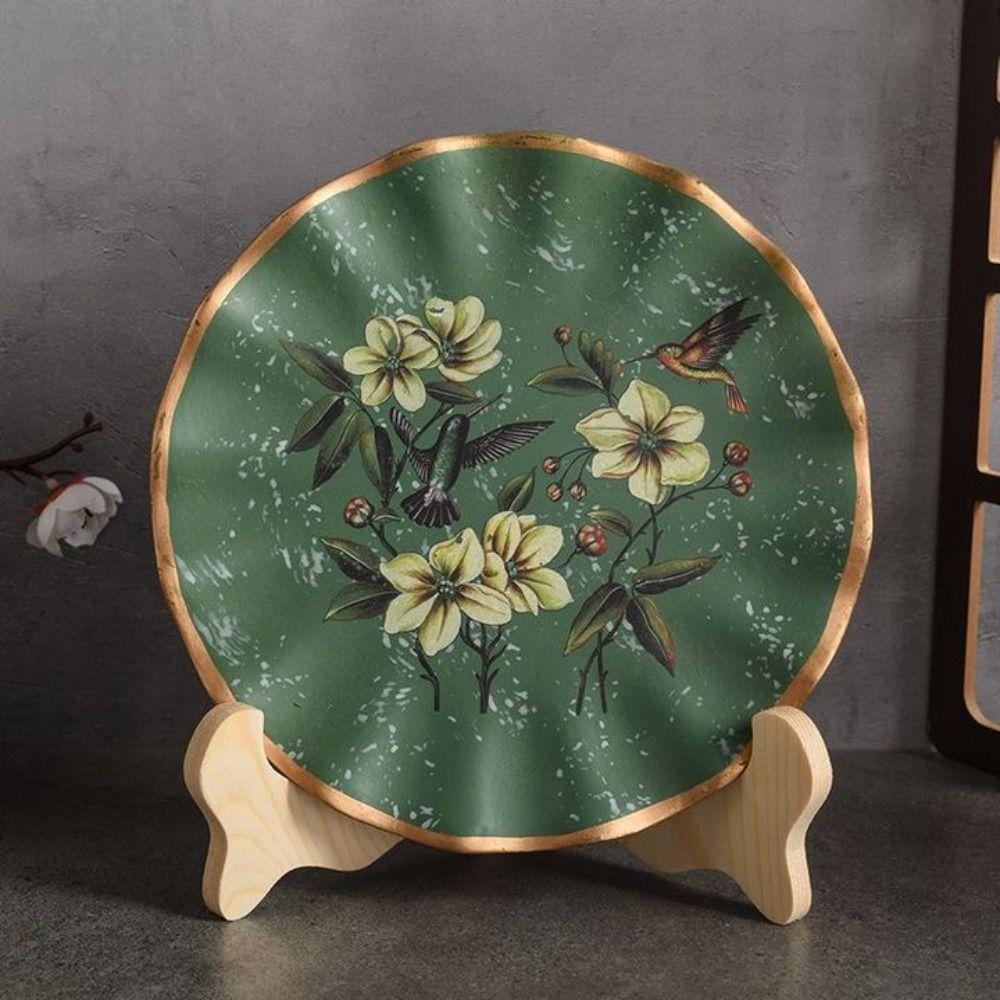 Tea Cake Dish Storage Rack Home Decor Sturdy Display Stand Display Rack Easel Plate Display Holder