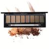 Cold-tuned Cement Gray Eyeshadow Palette Earth Brown Matte Eyeshadow Mashed Potato Pearly Sequins 8-color Students
