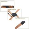 Outdoor Wooden Cooler Stand Folding Ice Bucket Rack Large Capacity Wood Mount for Camping Barbecue
