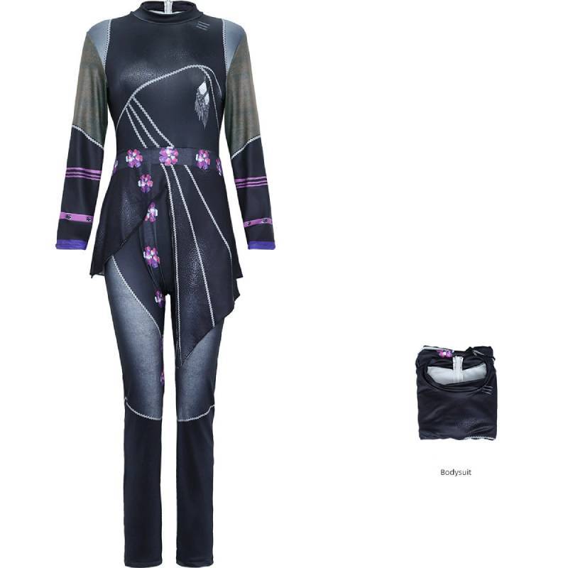 Kpop Dämonenjäger Rumi Zoey Mira Cosplay Catsuit Aus Kunstleder für Halloween Party Performance
