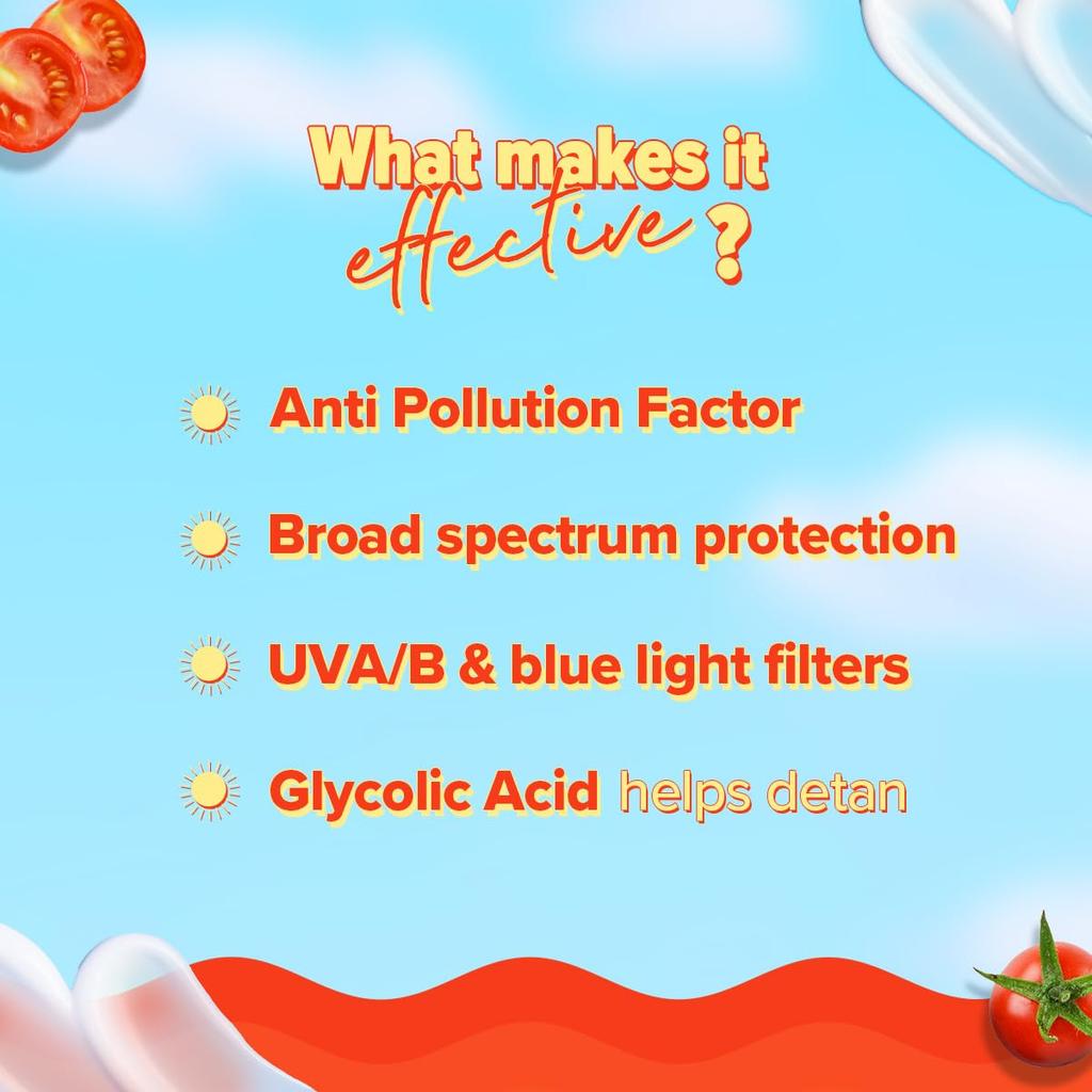 Aqualogica Detan Plus Feuchtigkeitsspendendes Sonnencreme LSF 50 Plus PA Vier Plus Leicht Ohne Weiße Rückstände Täglicher Sonnenschutz 50 g