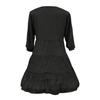 Ladies Fashion Color Loose Waist Short Sleeve Skirt Dress Party Sequin Dress