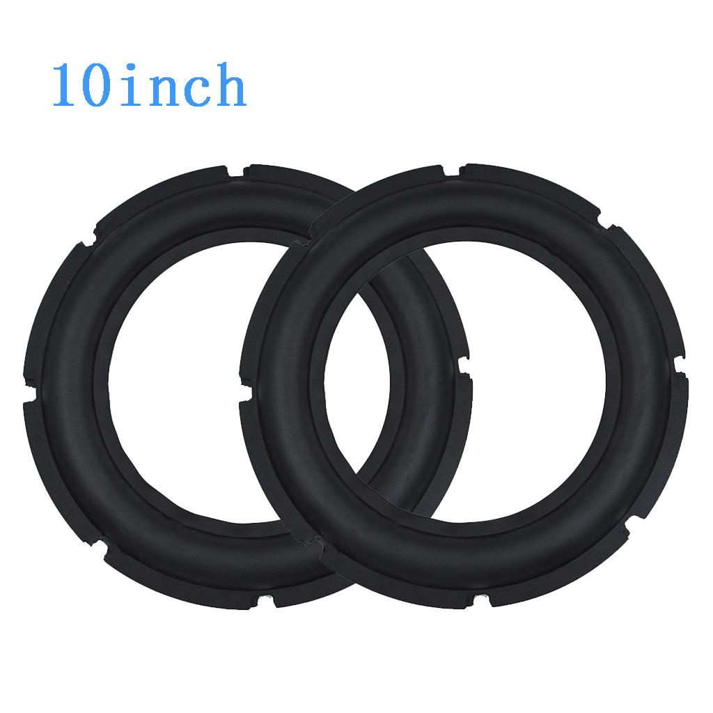 Rubber Speaker Foam Edge Surround Rings Replacement Parts for Bass Speaker Subwoofer Surround Rings Spare Parts