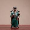 Ceramics Fu Lu Shou Figure Statue -Buddha of God of Wealth-Home Features Living Room, Office Decoration Statues