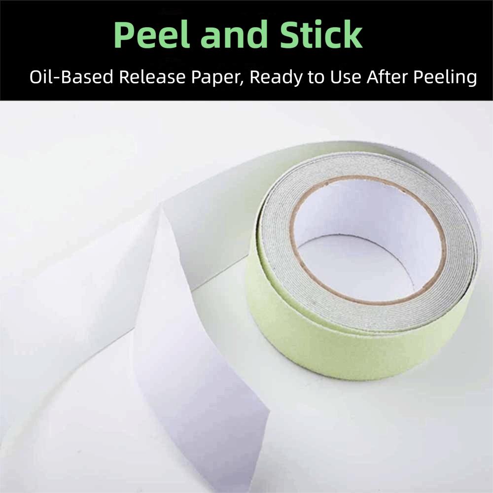 5CM X 5M Anti Slip Tape Green Stripe Non Skid Safety Tape Elderly Safety Luminous Tape  Outdoor Use