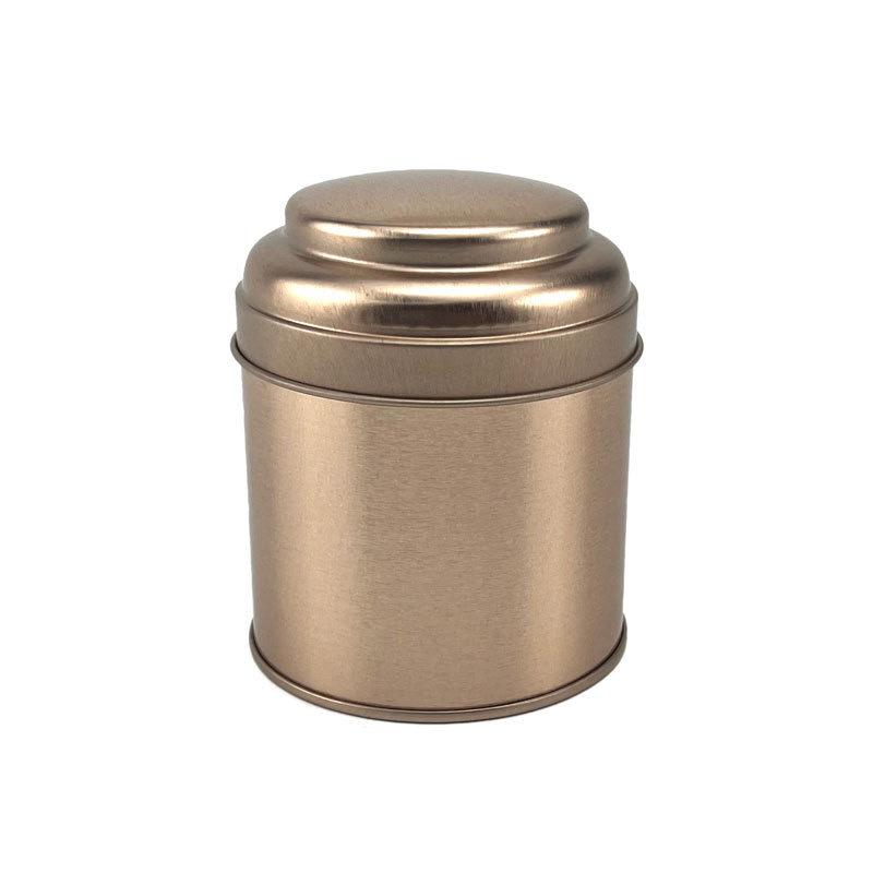 50G Small Tea Tins Canister With Airtight Double Lids,Mini Tin Can Box And Small Round Kitchen Canisters For Tea