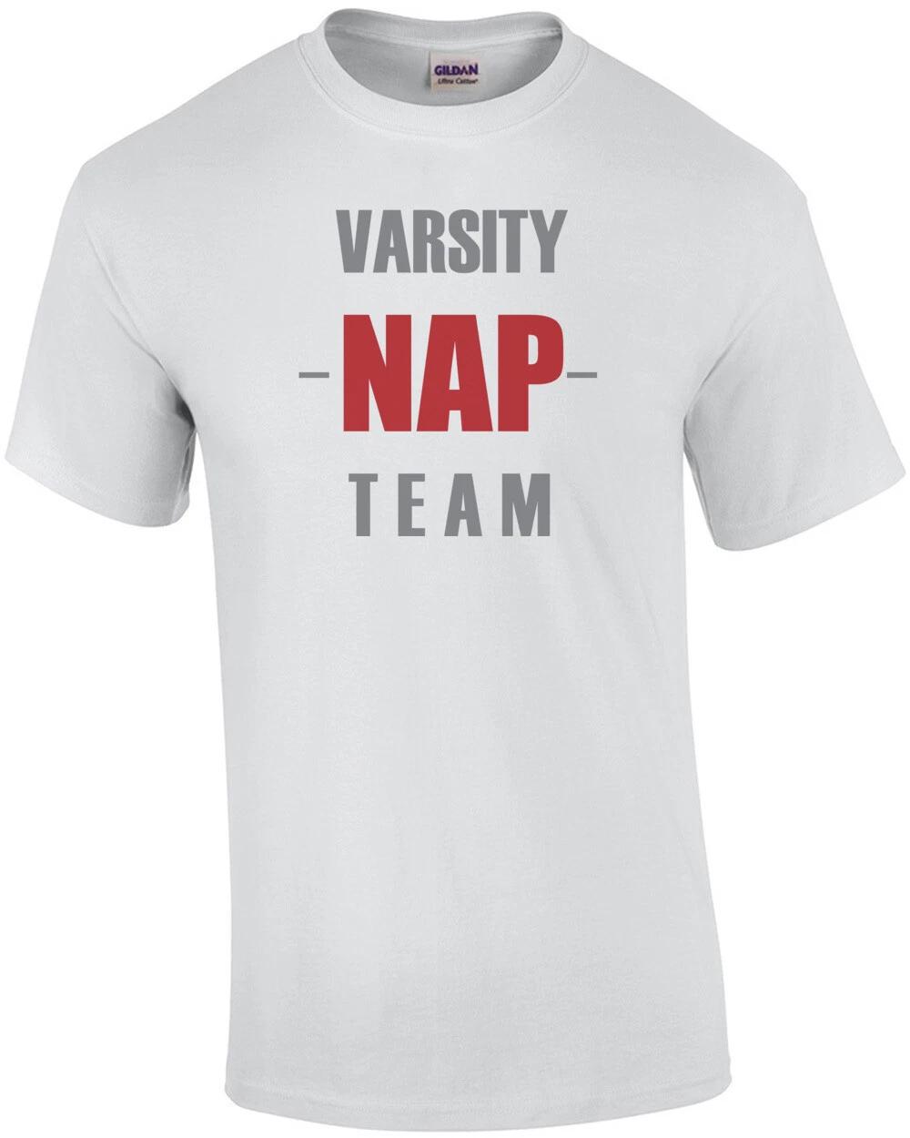 Varsity NAP Team - funny sleep t-shirt L