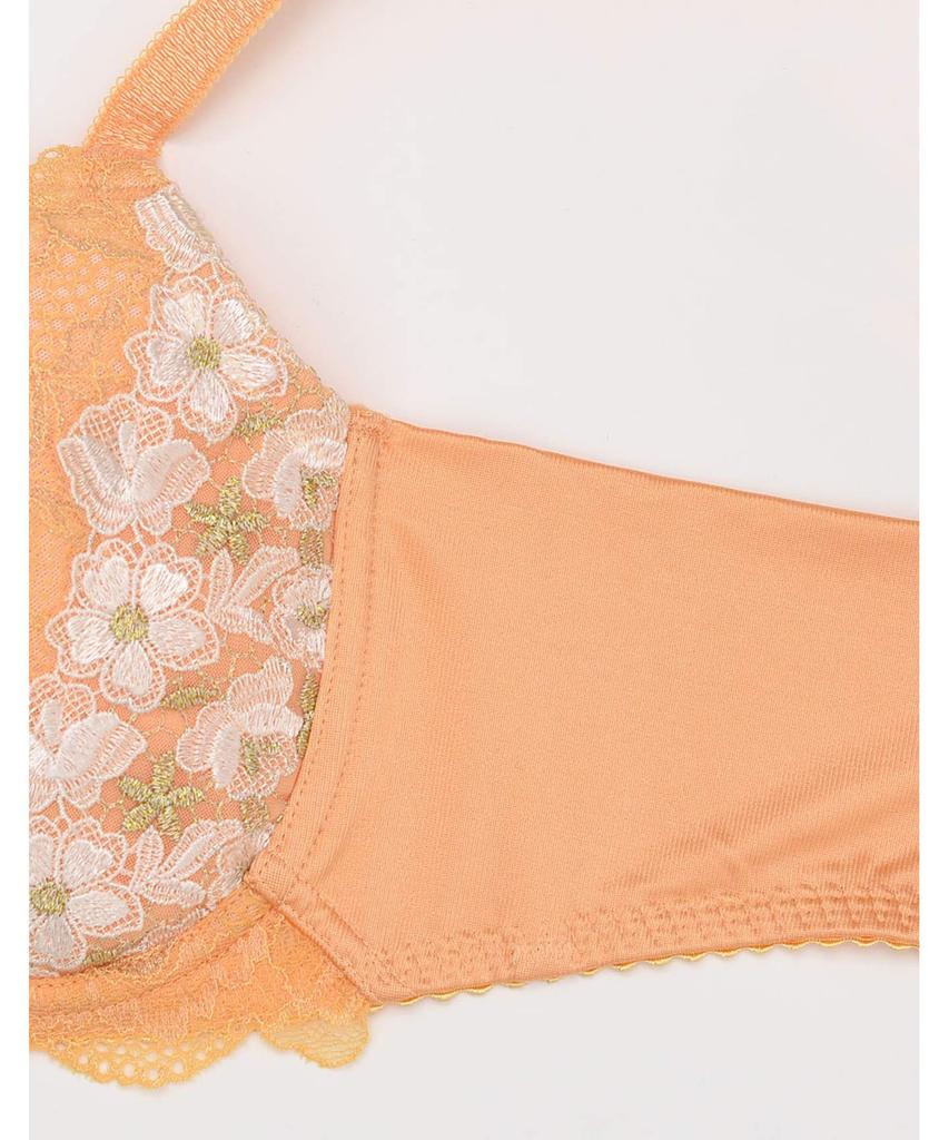 Lesiage PB2501 Full Cup Size D70 to Japanese size Wing/Wacoal Women's Bra, Orange, (equivalent L) [2500/2501 Series]