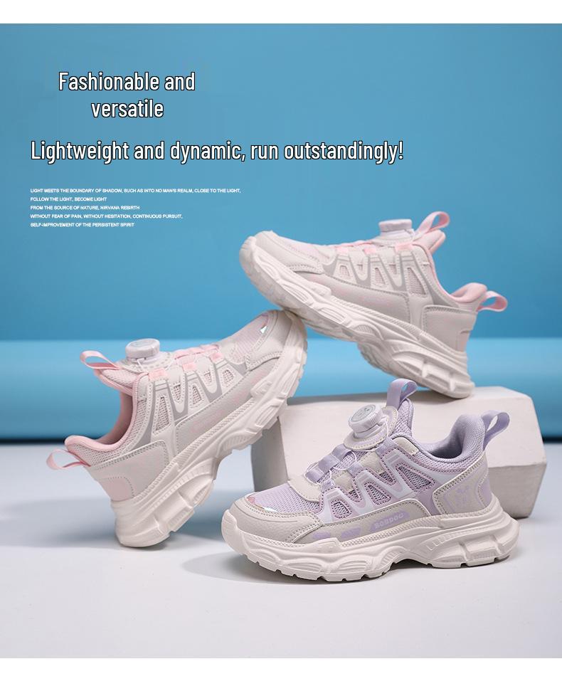 Bobdog Mädchen Leichte Leder Lauf-Sneakers - Neu für Herbst/Winter 2025