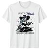 Just A Witch Who Loves Unisexs TShirt Bookworm Witch Halloween Gift For Her