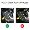 ABS Carbon Fiber Texture for BMW 3 4 Series 3GT F34 F30 F31 F32 F33 F36 2014 2018 320i Multimedia Panel Center Gear Shift Stick