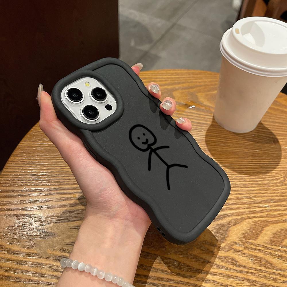 Чехлы для телефонов N79 Cartoon Matchman art Macaron Wavy Edge для iPhone 16 Pro — фото 7