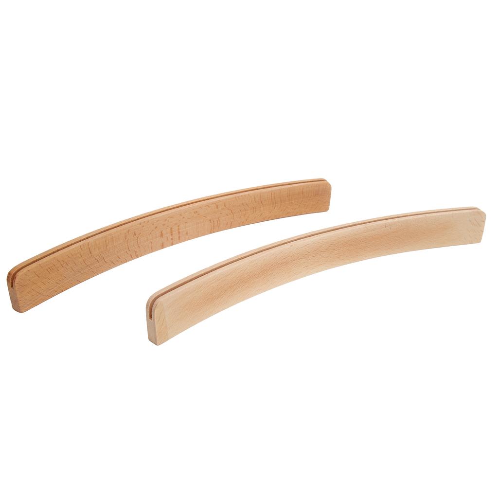 2pcs Professional Wood Playing Card Poker Cards Holder Tray Rack for Children Elderly