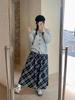 Women's Plaid Pleated Skirt - Slimming, Flaw-Hiding, Korean Style for Spring/Autumn 2025