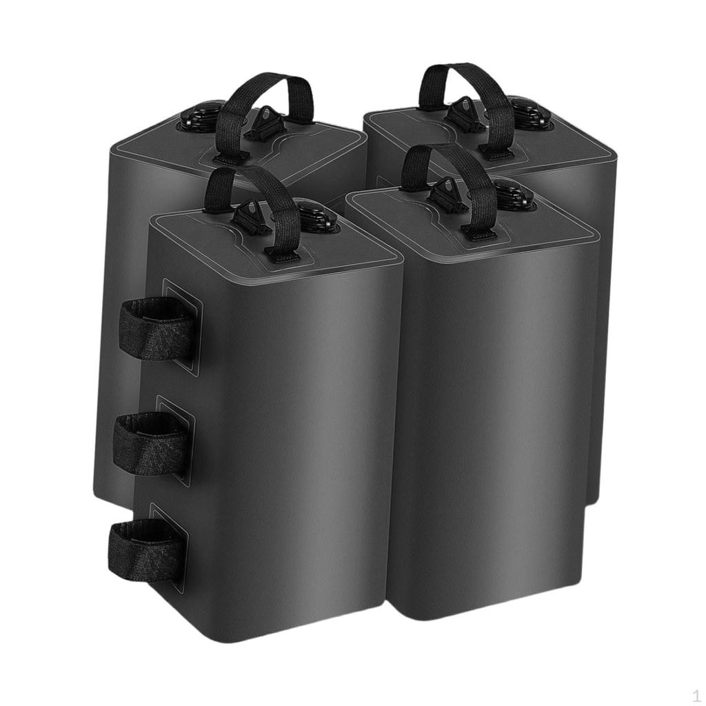 4 Pieces Canopy Weight Bags Tent Water Waterproof Practical Easy To Use