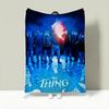 Movie T-The Thing Throw Lightweight 240g Flannel Blanket Soft Skin-friendly for Summer Cooling