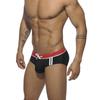 UXH Herren Streifen Sport Badehose: Stilvolle, robuste Fitness-Badehose aus Nylon