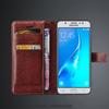 Kartenhalter-Abdeckung für Samsung Galaxy J5 2016 J510F J510 Pu-Leder-Flip-Cover Retro-Geldbörsen-Telefonkasten Business Fundas Coque