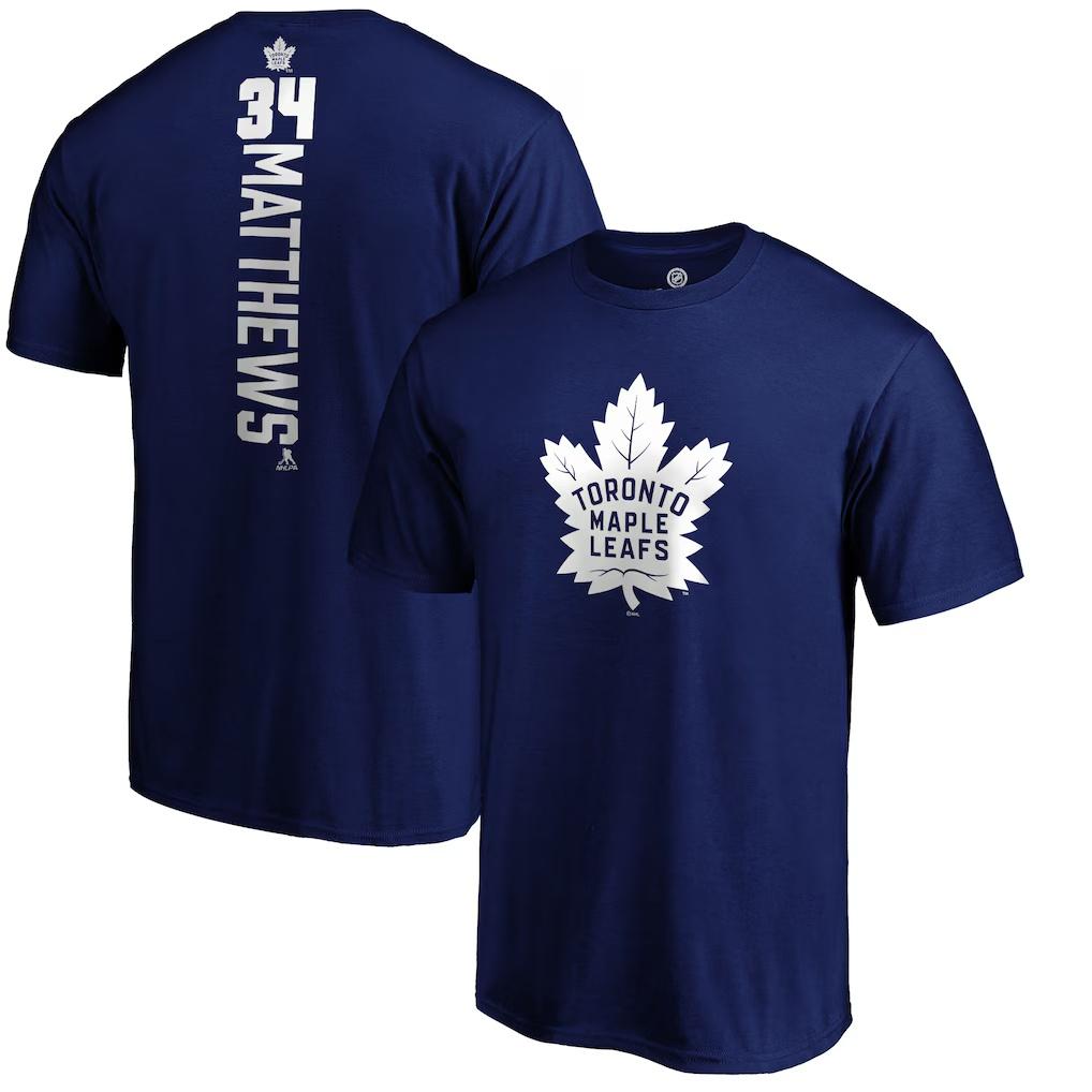 Auston Matthews Toronto Maple Leafs Playmaker TShirt Men and Women Comfortable Streetwear Summer Oversized Shortsleeved Shirt S