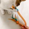 Cat Spring Catnip Toys With Bell Catnip Cat Teaser Spring Toys With Bell Stretchable Kitten Play Supplies For Physical