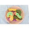 Yakusel Very Hungry Caterpillar Cookie Cutter Set of 2 with Recipe, Green