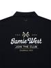 Jeimiweseuteu [Jwgc] J.T.C Lettering Polo Shirt (Black)