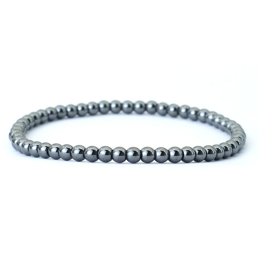 

Minimalist 4/6/8/10/12mm Natual Hematite Stone Bracelet For Men Meditation Healing Braclet Black Round Strand Braslet Pulseria