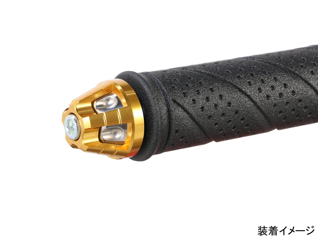 KITACO Union Bar End Cap (Gold) Monkey 125 (JB02/JB03/JB05) Left