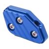 Motorcycle Side Stand Extension Pad Aluminum Alloy Anti Slip High Strength Kickstand Plate Enlarger for XMAX300 XMAX125 XMAX250 XMAX400 Blue