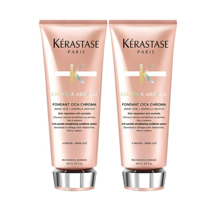 Kerastase Liucai Zhen Color Fixing Conditioner after dyeing 200ml*2 коричневый