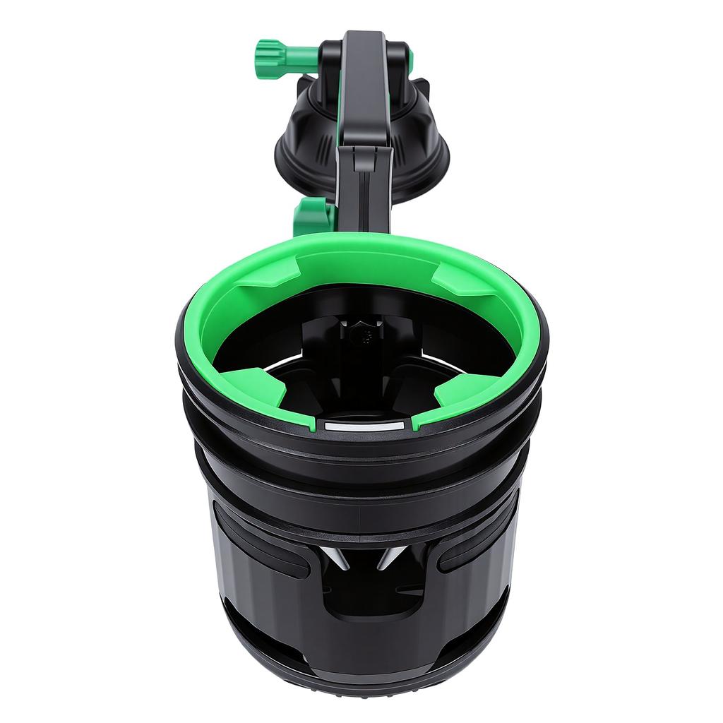 Car Recessed Folding Cup Drink Holder Sturdy Vehicle Console Water Bottle Can Holder with Suction Cup Adjustable
