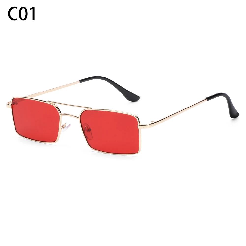 Classic for Women and Men UV400 Lens Retro Rectangle Sunglasses Sun Glasses Steampunk Sunglasses Small Frame