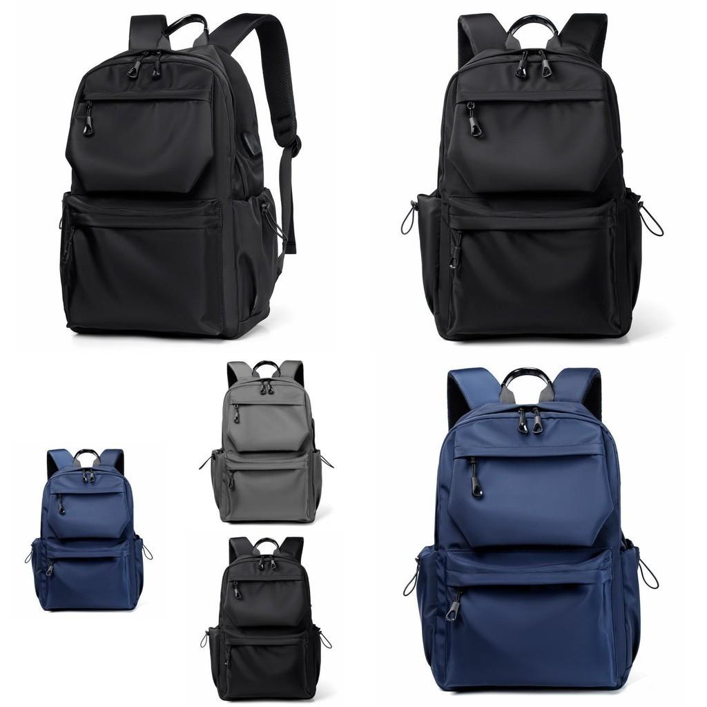 High-capacity Usb Charging Laptop Backpack For Business Travel And Outdoor Leisure 20l Durable Polyester Material