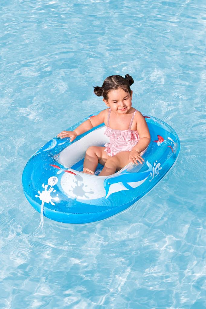 Bestway Inflatable Baby Pool Kids Boys and Inflatable Swimming Pool Floats Boat, Raft, Girls,