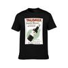 Talisker Scotch Whisky Australian Vintage Poster TShirt Classic Print Short Sleeve Shirt