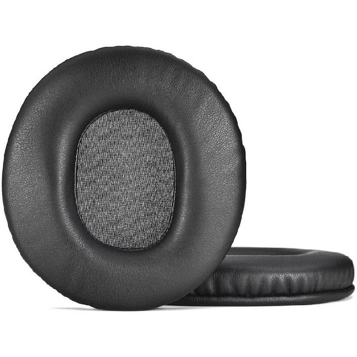 Сменные амбушюры для наушников Fostex T20, T20RP, T40RP, T50RP, T50RP MK3 - Черные, Поролон, Кожа