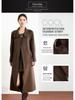 2025 Women's Double-Faced Cashmere Coat: Long, Belted, Elegant Autumn/Winter Wool Coat for Middle-Aged Women